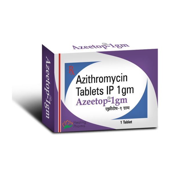 Azithromycin 1000mg (Azeetop 1gm) – 1 Tablet