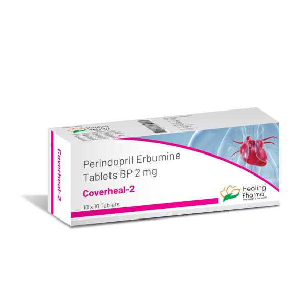 Perindopril Erbumine 2 mg tablet (Coverheal 2) – 10 Tablets