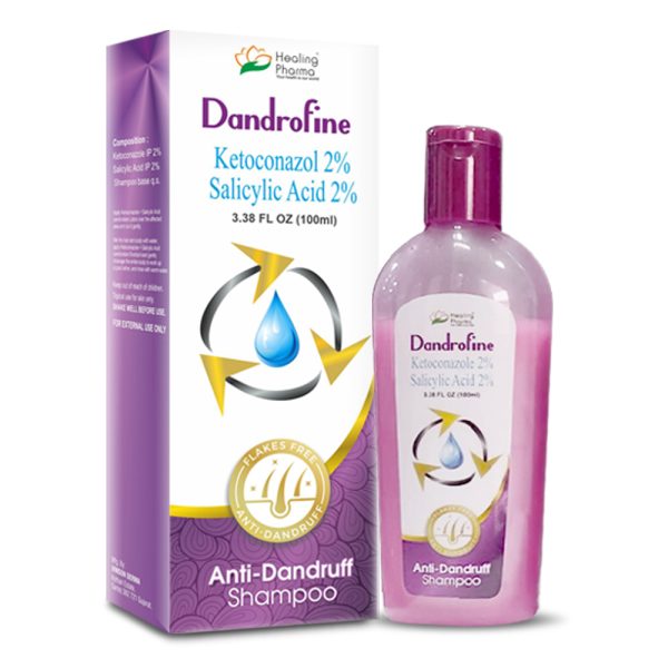 Ketoconazole 2% + Salicylic Acid (Dandrofine Shampoo) - 100 ml