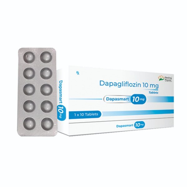 Dapagliflozin 10mg (Dapasmart 10)  - 10 Tablets