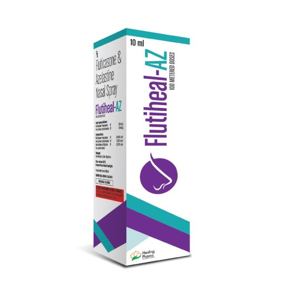 Fluticasone Furoate + Azelastine Hcl nasal spray (Flutiheal AZ Nasal Spray) - 120 MDI