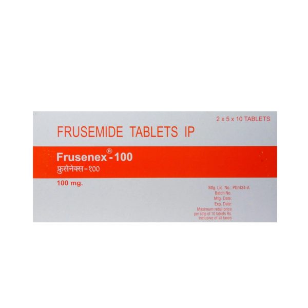 Frusenex 100 mg  Frusemide 100 tablets