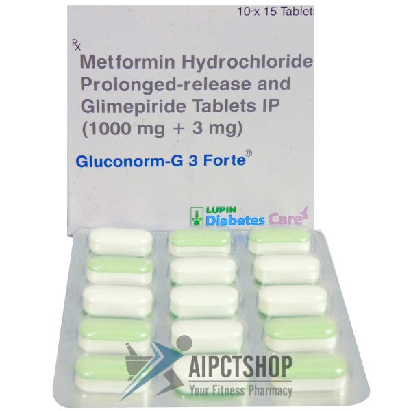 Gluconorm G3 Forte (Amaryl M)3/1000 Mg - 150 tablet