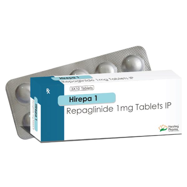 Repaglinide 1mg (Hirepa 1) - 10 Tablets