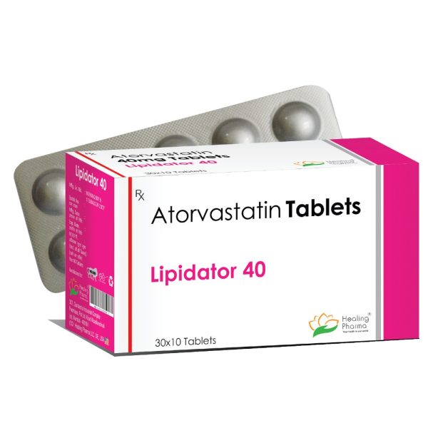 Atorvastatin 40 mg Tablet (Lipidator 40) - 10 Tablets