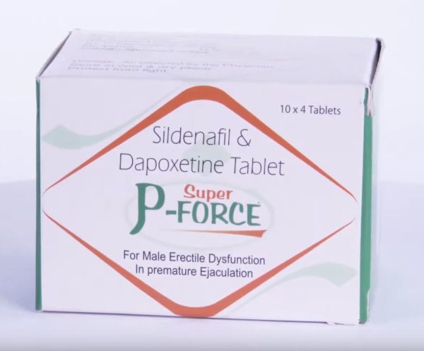 Extra Super P-Force 200 mg Tablets | Sildenafil & Dapoxetine Pills - 4 tablet